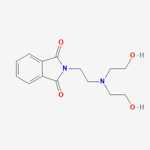 molecular formula C14H18N2O4 B056011 2-{2-[Bis-(2-hydroxy-ethyl)-amino]-ethyl}-isoindole-1,3-dione CAS No. 118839-29-5