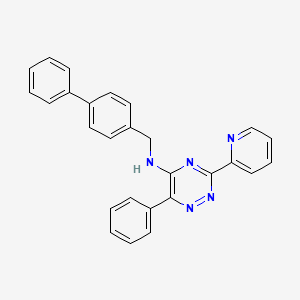 molecular formula C27H21N5 B560111 ML228 CAS No. 1357171-62-0