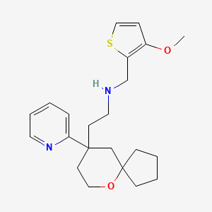 molecular formula C22H30N2O2S B560123 TRV130（外消旋体） CAS No. 1401028-25-8