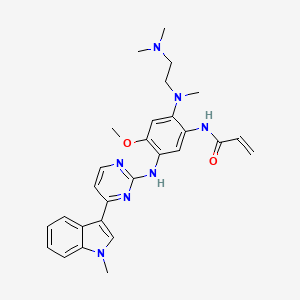 molecular formula C₂₈H₃₃N₇O₂ B560133 Osimertinib CAS No. 1421373-65-0