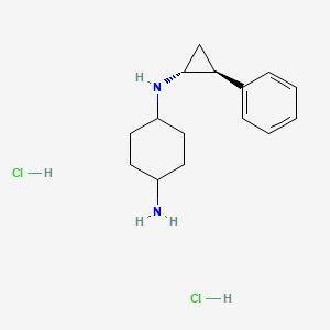 molecular formula C₁₅H₂₄Cl₂N₂ B560137 ORY-1001（翻译） CAS No. 1431326-61-2