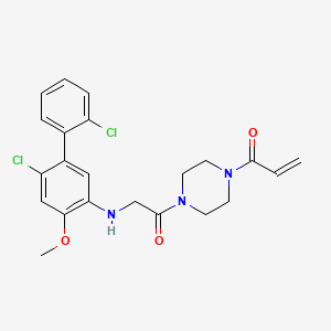 molecular formula C22H23Cl2N3O3 B560165 K-Ras G12C-IN-1 CAS No. 1629265-17-3