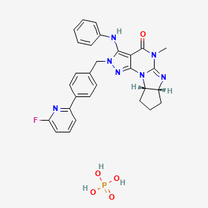 molecular formula C29H29FN7O5P B560171 PDE1-IN-1 (磷酸盐) CAS No. 1642303-38-5