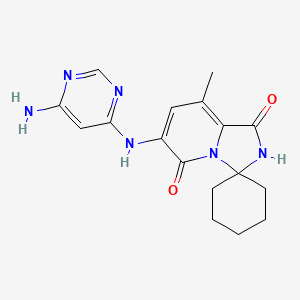 molecular formula C17H20N6O2 B560178 eFT508 CAS No. 1849590-01-7
