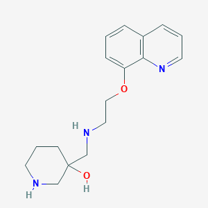 3-({[2-(8-quinolinyloxy)ethyl]amino}methyl)-3-piperidinol dihydrochloride