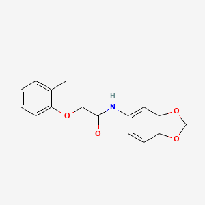 N-(1,3-benzodioxol-5-yl)-2-(2,3-dimethylphenoxy)acetamide