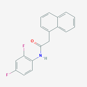 N-(2,4-difluorophenyl)-2-(1-naphthyl)acetamide