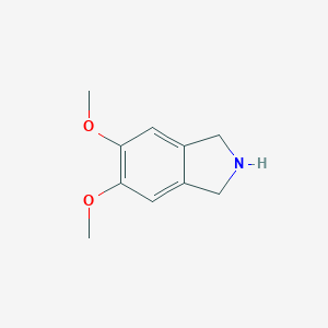 molecular formula C10H13NO2 B056020 5,6-Dimethoxyisoindoline CAS No. 114041-16-6