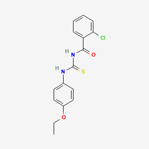 2-chloro-N-{[(4-ethoxyphenyl)amino]carbonothioyl}benzamide