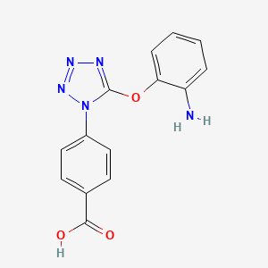 4-[5-(2-AMINOPHENOXY)-1H-1,2,3,4-TETRAZOL-1-YL]BENZOIC ACID