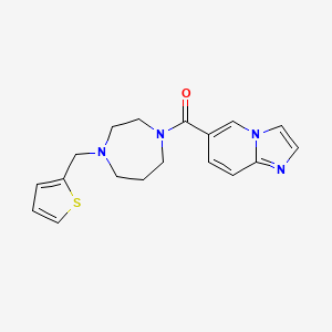 6-{[4-(2-thienylmethyl)-1,4-diazepan-1-yl]carbonyl}imidazo[1,2-a]pyridine