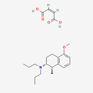 molecular formula C22H33NO5 B560209 (+)-UH 232 马来酸盐 CAS No. 1217473-50-1