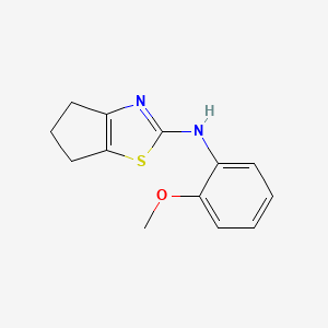 N-(2-methoxyphenyl)-5,6-dihydro-4H-cyclopenta[d][1,3]thiazol-2-amine