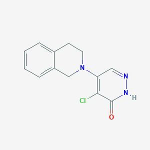 4-chloro-5-(3,4-dihydro-2(1H)-isoquinolinyl)-3(2H)-pyridazinone