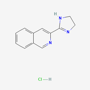 molecular formula C12H12ClN3 B560219 BU 226 盐酸盐 CAS No. 1186195-56-1