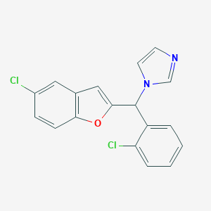 molecular formula C18H12Cl2N2O B056024 Becliconazole CAS No. 112893-26-2