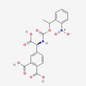 molecular formula C19H16N2O10 B560260 NPEC-caged-(S)-3,4-DCPG CAS No. 1257323-85-5