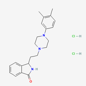 molecular formula C22H29Cl2N3O B560265 PD 168568 二盐酸盐 CAS No. 210688-56-5