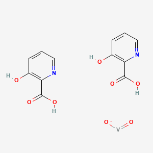 molecular formula C12H10N2O8V- B560266 VO-OHpic CAS No. 675848-25-6