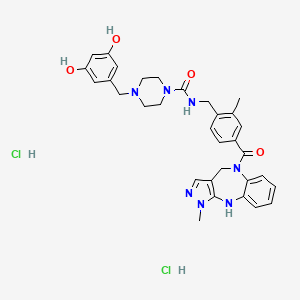 molecular formula C32H37Cl2N7O4 B560281 WAY 267464 Dihydrochloride CAS No. 1432043-31-6