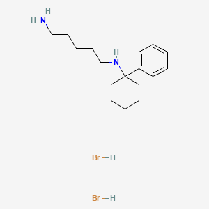 molecular formula C17H30Br2N2 B560289 IEM 1925 dihydrobromide CAS No. 258282-23-4