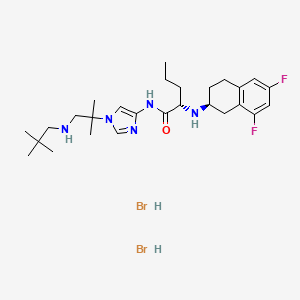 molecular formula C27H43Br2F2N5O B560326 溴化 PF 3084014 CAS No. 1962925-29-6