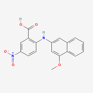 molecular formula C18H14N2O5 B560329 Monna CAS No. 1572936-83-4