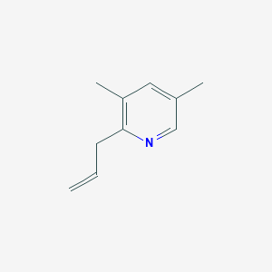 molecular formula C10H13N B056033 2-Allyl-3,5-dimethylpyridine CAS No. 113985-35-6