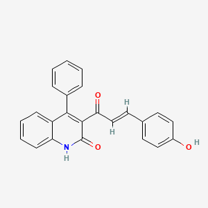 molecular formula C24H17NO3 B560356 Ceranib-2 CAS No. 1402830-75-4