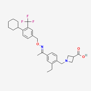 molecular formula C29H35F3N2O3 B560413 西庞莫德 CAS No. 1230487-85-0
