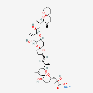 molecular formula C44H67NaO13 B560422 Okadaic acid sodium salt from Prorocentrum concavum CAS No. 209266-80-8