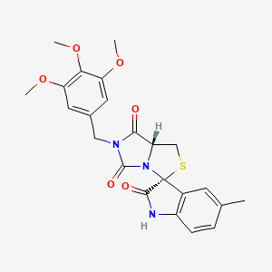 molecular formula C23H23N3O6S B560453 p53 调节剂 10d CAS No. 1254366-81-8