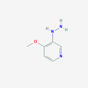 molecular formula C6H9N3O B056047 3-Hydrazinyl-4-methoxypyridine CAS No. 120256-23-7