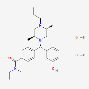 molecular formula C27H39Br2N3O2 B560506 BW373U86 二氢溴酸盐 CAS No. 1174661-92-7