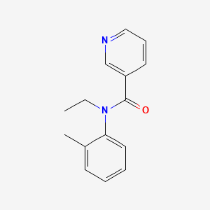 N-ethyl-N-(2-methylphenyl)nicotinamide