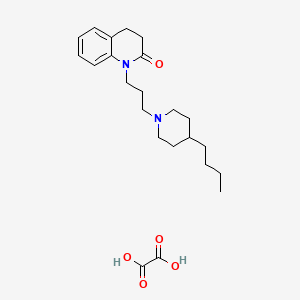 molecular formula C23H34N2O5 B560518 77-LH-28-1 草酸盐 CAS No. 560085-12-3