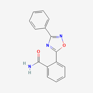 2-(3-phenyl-1,2,4-oxadiazol-5-yl)benzamide