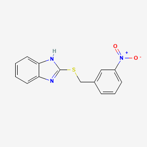 2-[(3-nitrobenzyl)thio]-1H-benzimidazole