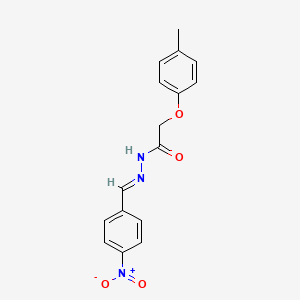 2-(4-methylphenoxy)-N'-(4-nitrobenzylidene)acetohydrazide