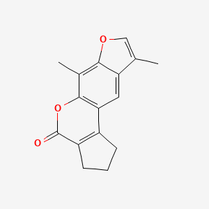 6,9-dimethyl-2,3-dihydrocyclopenta[c]furo[3,2-g]chromen-4(1H)-one