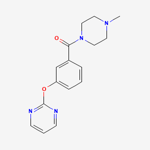 2-{3-[(4-methyl-1-piperazinyl)carbonyl]phenoxy}pyrimidine