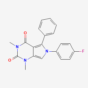 6-(4-fluorophenyl)-1,3-dimethyl-5-phenyl-1H-pyrrolo[3,4-d]pyrimidine-2,4(3H,6H)-dione