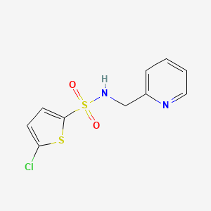 5-CHLORO-N-[(PYRIDIN-2-YL)METHYL]THIOPHENE-2-SULFONAMIDE