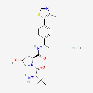 molecular formula C₂₃H₃₃ClN₄O₃S B560564 E3 连接酶配体 1 CAS No. 1948273-03-7