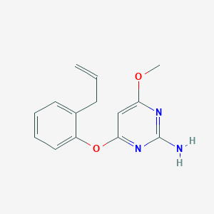 4-(2-allylphenoxy)-6-methoxy-2-pyrimidinamine