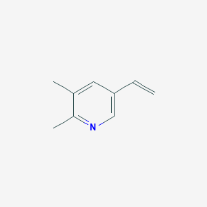 molecular formula C9H11N B056057 2,3-二甲基-5-乙烯基吡啶 CAS No. 113989-09-6