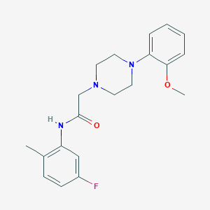 N-(5-fluoro-2-methylphenyl)-2-[4-(2-methoxyphenyl)piperazin-1-yl]acetamide