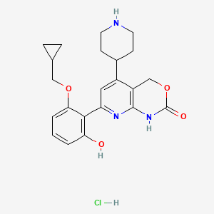 molecular formula C₂₂H₂₆ClN₃O₄ B560573 Ikk-IN-1 CAS No. 406211-06-1