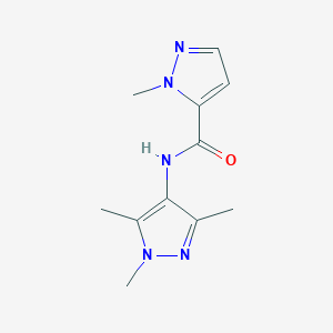 1-methyl-N-(1,3,5-trimethyl-1H-pyrazol-4-yl)-1H-pyrazole-5-carboxamide