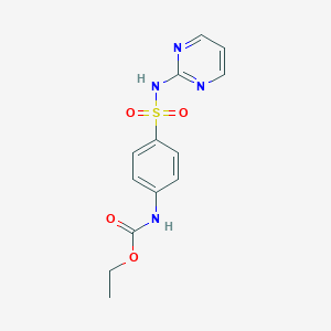 ethyl {4-[(2-pyrimidinylamino)sulfonyl]phenyl}carbamate